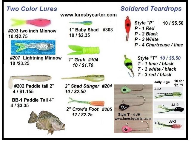 Fall price sale on lures to catch crappie made by Shipahoy41