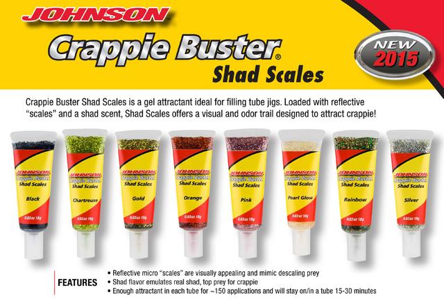 JOHNSON CRAPPIE BUSTER - Full Line of Baits Designed