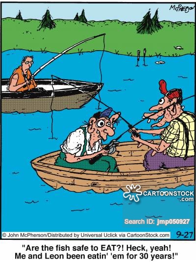 cartoon rednecks fishing