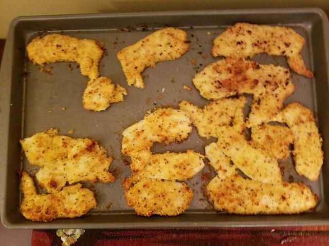 Baked parmesan crappie