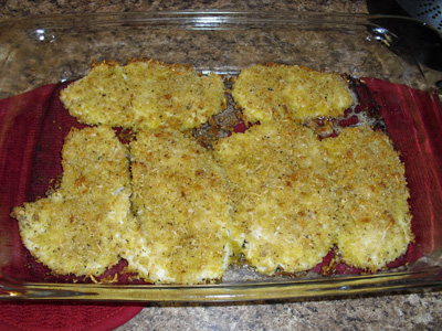 Baked Parmesan Crappie