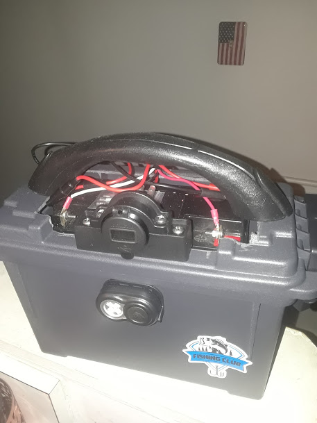light weight battery box for 18 ah for my canoe and watersnake 18