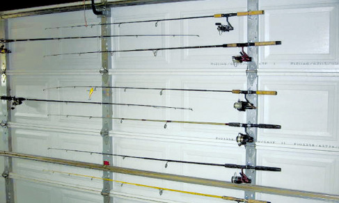 Your Most Innovative Rod Storage Ideas, Fishing Rod Holder Garage Door