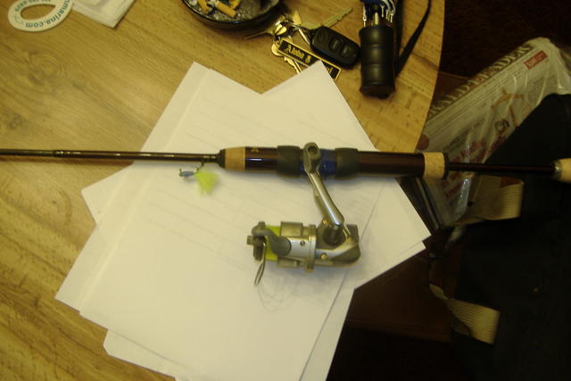 Crappie spinning rod for casting