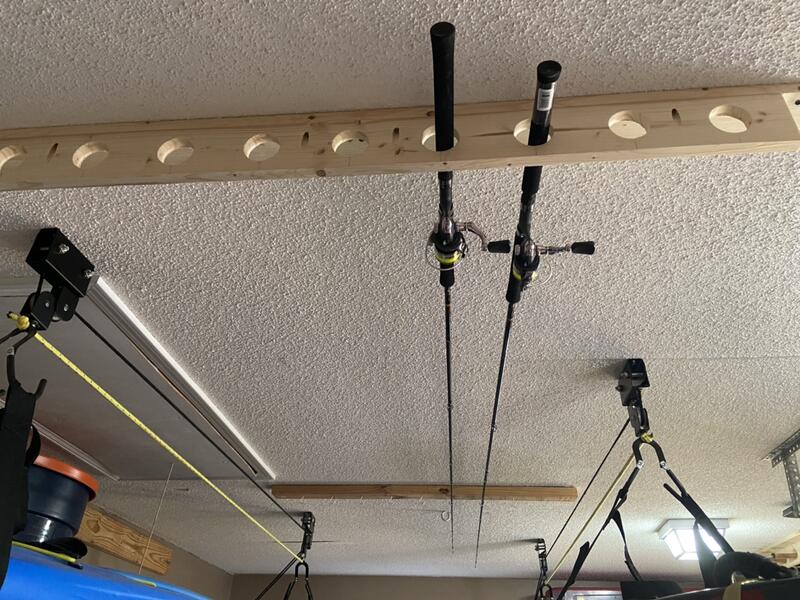 DIY PVC Fishing Rod Holder - Holds 15 Rods