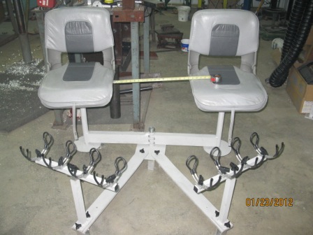 complete spider rig set up with double seat---no drilling required