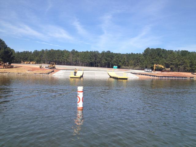 Harris new boat ramp