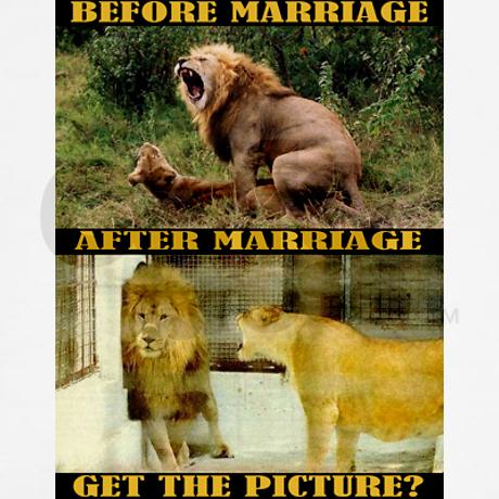 What happens when you get married......................