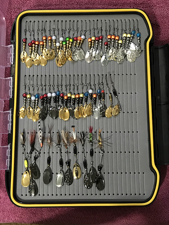 Storage ideas for inline spinners