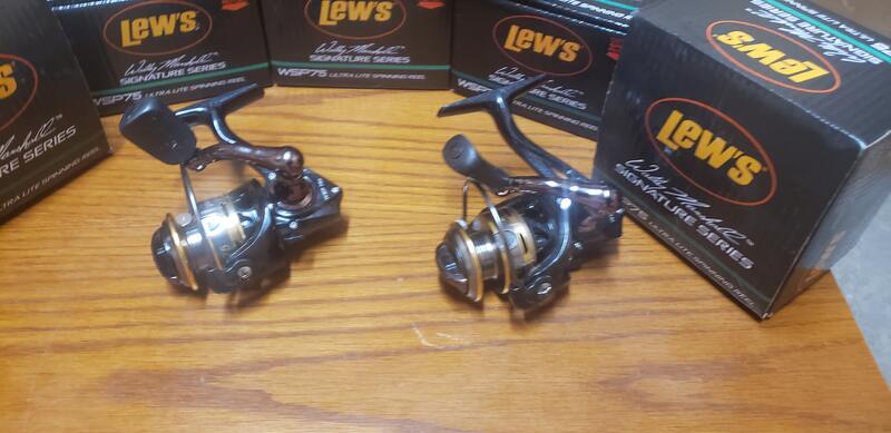 Lews Wally Marshall Signature Series WSP75 Ultra Light Spinning Reels For  Sale