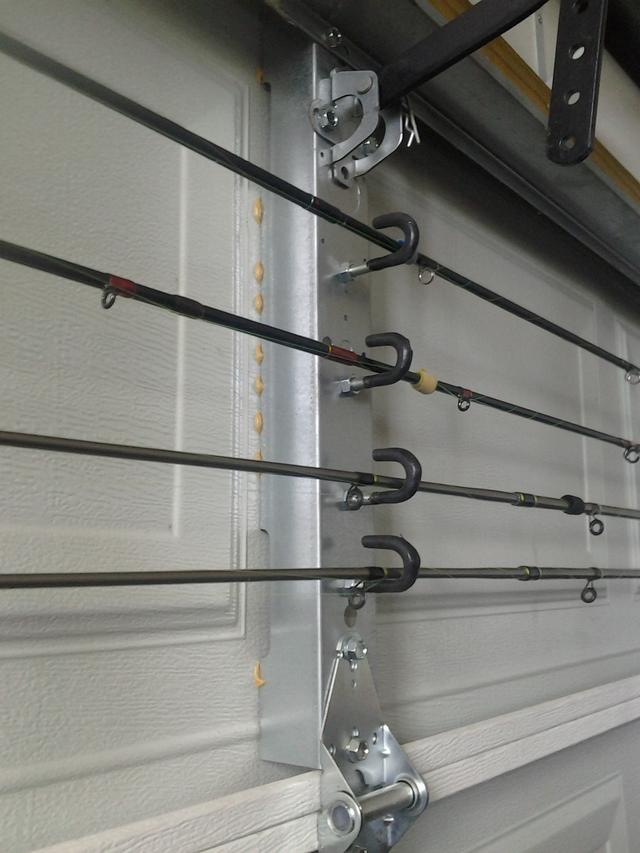 Rod storage in garage